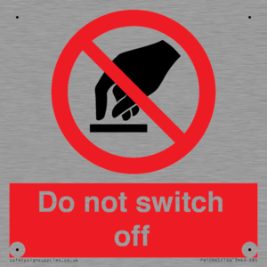 Do not switch off 
